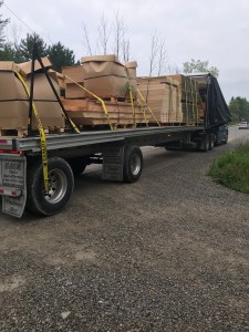 Truck with dome kit arrives