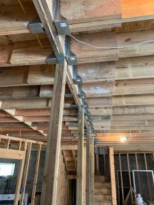 main beam repair with new hardware