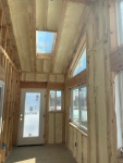 Insulation install solarium ceiling