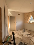 Drywall install master bedroom