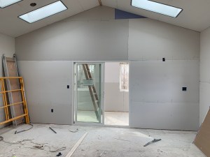 Completed Drywall: Kitchen