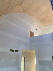 Giant wall over the dining area