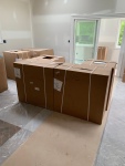 Kitchen Island in Boxes