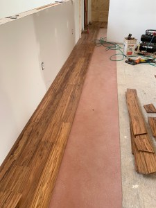 Flooring install second floor